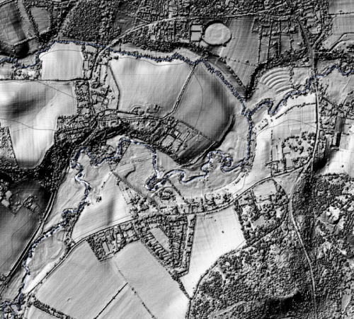 LIDAR Dockenfield to Frensham